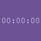 Icon: Timer, indicating timecode 0, 0, 0