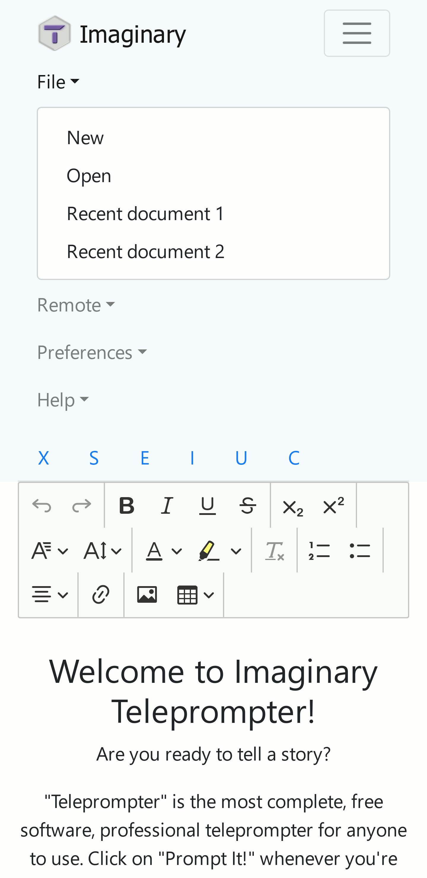 Imaginary Teleprompter refactoring begins, plus new micro projects